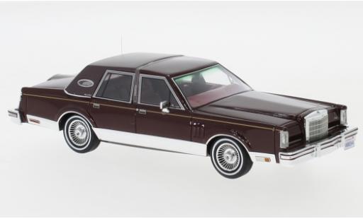Lincoln Continental 1/43 Neo Mark VI Signature Series metallico rosso 1980 modellino in miniatura