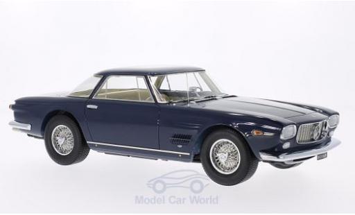 Maserati 5000 GT 1/18 Neo Allemano blu 1960 Türen und Hauben geschlossen modellino in miniatura