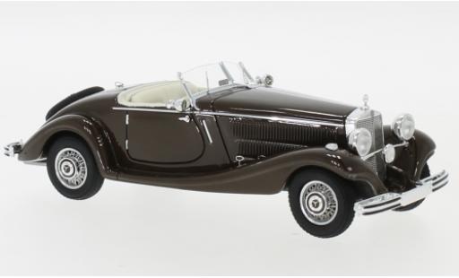 Mercedes 290 1/43 Neo Roadster (W18) marroneee 1937 modellino in miniatura