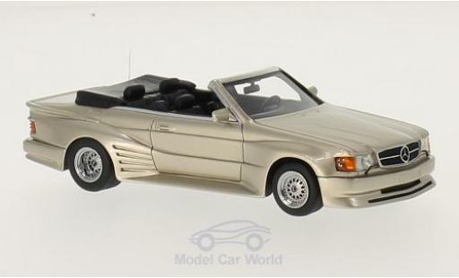 Mercedes 500 SEC 1/43 Neo SEC Koenig Specials metallico beige modellino in miniatura
