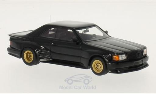 Mercedes 500 SEC 1/43 Neo SEC Koenig Specials nero 1985 modellino in miniatura