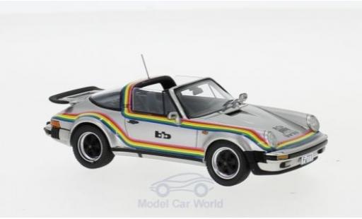 Porsche 930 Turbo 1/43 Neo 911 Turbo Targa BB grigio/Dekor 1982 modellino in miniatura