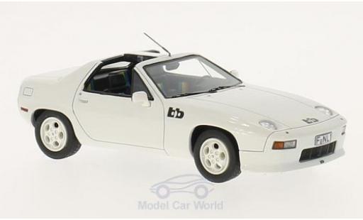 Porsche 928 1979 1/43 Neo BB Targa bianco 1979 modellino in miniatura
