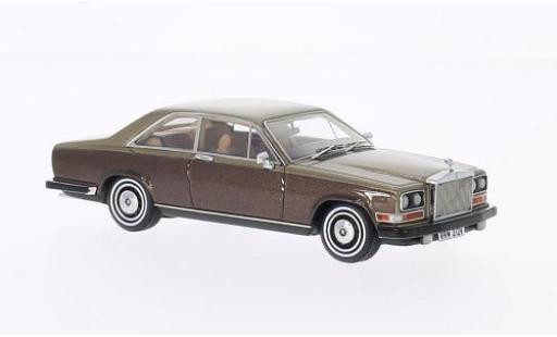 Rolls Royce Camargue 1/43 Neo metallico marroneee/gold 1975 modellino in miniatura