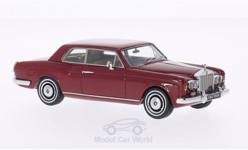 Rolls Royce Corniche 1/43 Neo FHC rosso RHD 1971 modellino in miniatura