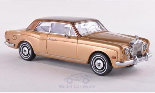 Rolls Royce Corniche 1/43 Neo FHC gold/metallico marroneee 1971 modellino in miniatura