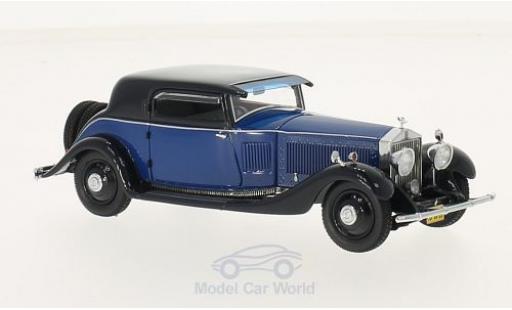 Rolls Royce Phantom 1/43 Neo II Continental Windovers Coupe blu/blu 1932 modellino in miniatura