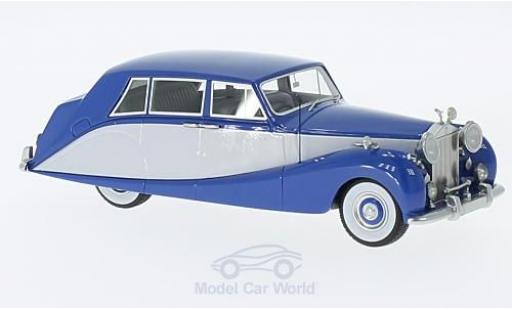 Rolls Royce Silver Wraith 1/43 Neo Hooper Empress Line blu/grigio RHD 1956 modellino in miniatura