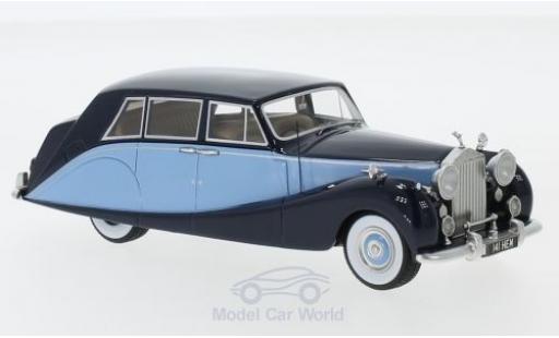 Rolls Royce Silver Wraith 1/43 Neo Hooper Empress Line blu/blu RHD 1956 modellino in miniatura