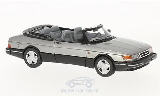 Saab 900 1987 1/43 Neo Cabriolet metallico grigio 1987 modellino in miniatura