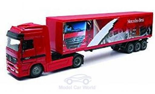 Mercedes Actros 1/43 New Ray 1857 mit Kastenauflieger modellino in miniatura