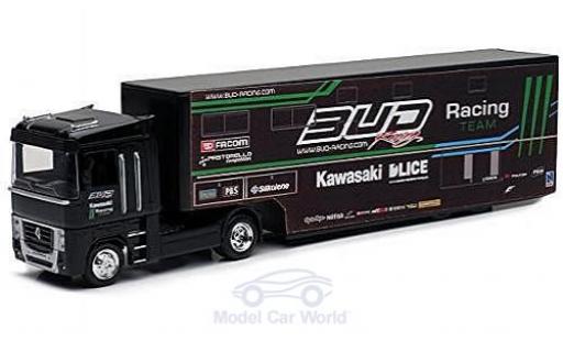 Renault Magnum 1/43 New Ray AE500 Bud Racing Team Truck mit Kastenauflieger modellino in miniatura