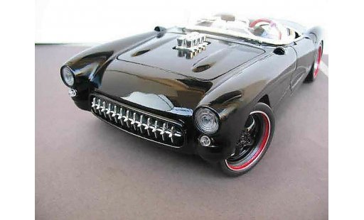 Chevrolet Corvette course 1/18 Burago C1 chevy v8 drag 1957 modellini auto