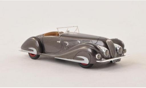 Delahaye 135 1/43 Nickel MS Competition Roadster Figoni & Falaschi metallico grigio 1937 sn48563 modellino in miniatura