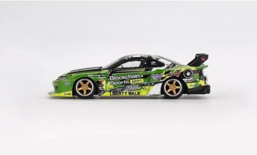 Nissan Silvia 1/64 Mini GT (S15) LB-Super Silhouette Formula Drift 2024 #555 1:64 modellino in miniatura