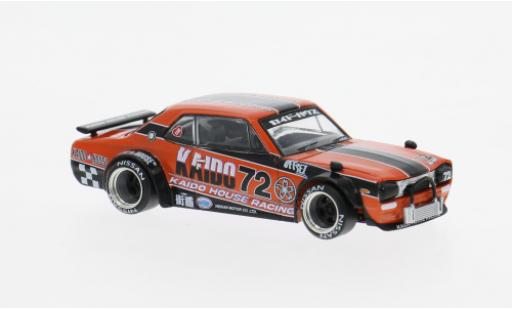 Nissan Skyline 1/64 Mini GT 2000 GT-R (KPGC10) orange/Dekor 1:64 modellino in miniatura