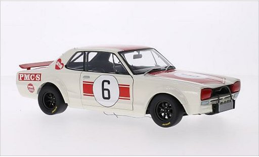 Nissan Skyline 2000 1/18 Autoart GT-R (KPGC10) RHD No.6 GP Japan 1971 modellini auto
