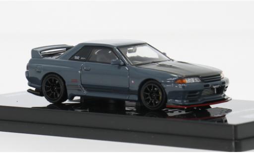 Nissan Skyline 1/64 INNO64 GT-R (R32) grau 1989 1:64 modellino in miniatura