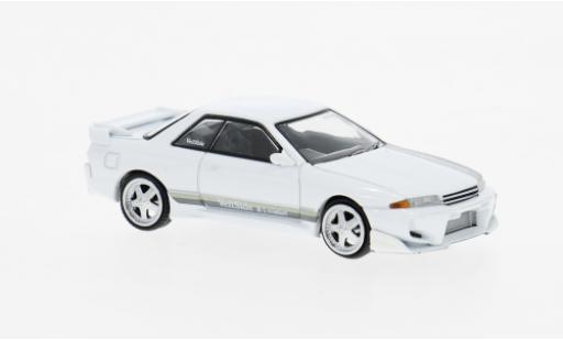 Nissan Skyline 1/64 Mini GT GT-R (R32) VeilSide Combat C-I weiss 2011 1:64 modellino in miniatura