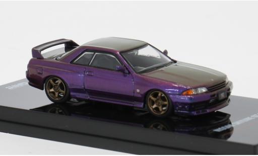Modellini auto Nissan Skyline GT-R (R32) violett 1/64 INNO64