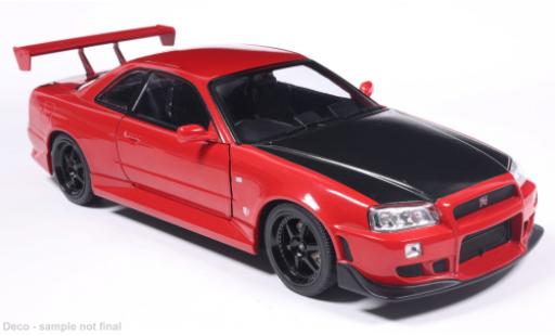 Nissan Skyline 1/18 MCG GT-R (R34) rot 2002 1:18 modellini auto