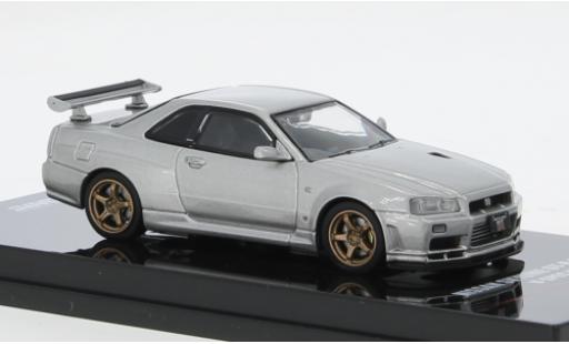 Nissan Skyline 1/64 INNO64 GT-R ( silber 1:64 modellino in miniatura