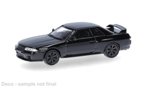 Nissan Skyline 1/87 Micro City 87 GTR (R32) schwarz 1:87 modellino in miniatura