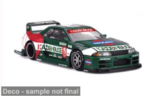 Nissan Skyline 1/64 Mini GT GTR (R32) schwarz 1989 1:64 modellino in miniatura
