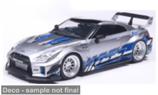 Nissan Skyline 1/43 Solido (R35) GT-R silber/blau 1:43 modellino in miniatura