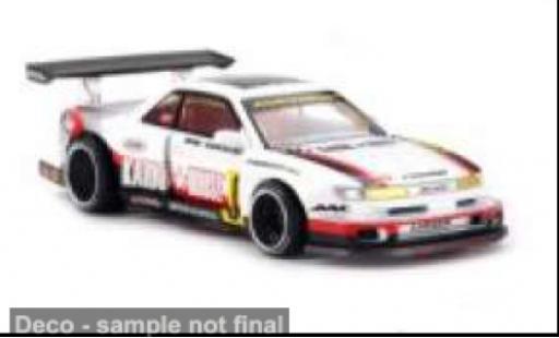 Nissan Skyline 1/64 Mini GT S13-R Circuit Spec V1 weiss/Dekor 1991 1:64 modellino in miniatura