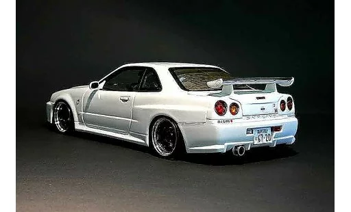 Nissan Skyline R34 1/18 Autoart blanche gt-r nismo modellini auto