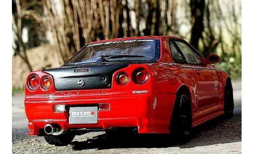 Nissan Skyline R34 1/18 Autoart r-tune street racing modellini auto