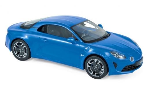 Alpine A110 1/18 Norev Renault Legende metallico blu 2018 modellino in miniatura