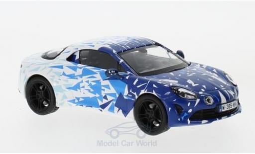 Alpine A110 1/43 Norev Renault bianco/blu 2017 Testversion modellino in miniatura