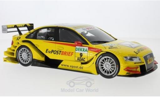 Audi A4 DTM 1/18 Norev DTM No.9 EPost Brief DTM 2011 T.Kristensen modellino in miniatura