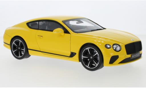 Bentley Continental 1/18 Norev GT giallo 2018 modellino in miniatura
