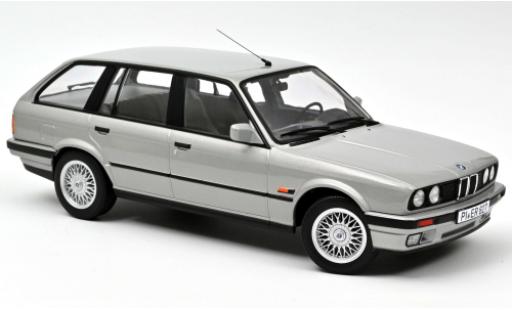 Bmw 325 1/18 Norev i Touring (E30) grigio 1991 modellino in miniatura