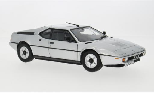 Bmw M1 1/18 Norev silber 1980 1:18 modellino in miniatura