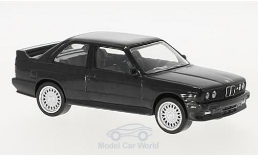 Bmw M3 E30 1/43 Norev (E30) nero 1986 modellino in miniatura