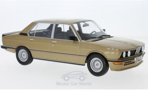 Bmw M5 E12 1/18 Norev 35i (E12) gold 1980 modellino in miniatura