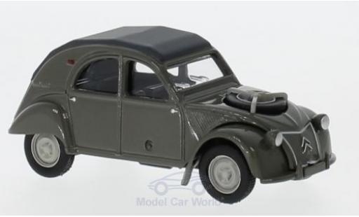Citroen 2CV 1/64 Norev 4x4 grigio modellino in miniatura
