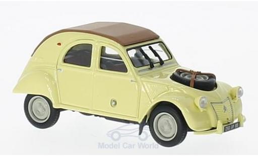 Citroen 2CV 1/43 Norev 4x4 Sahara giallo 1961 modellino in miniatura
