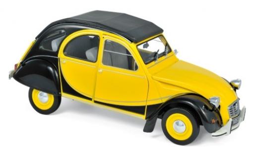 Citroen 2CV 1/18 Norev Charleston giallo/nero 1982 modellino in miniatura