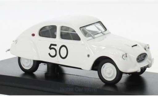 Citroen 2CV 1/43 Norev Dagonet No.50 Rallye des Charentes 1956 modellino in miniatura