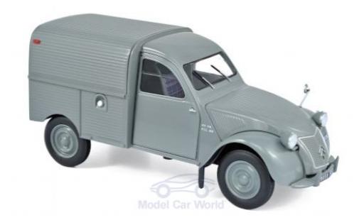 Citroen 2CV 1/18 Norev Fourgonnette grigio 1957 modellino in miniatura