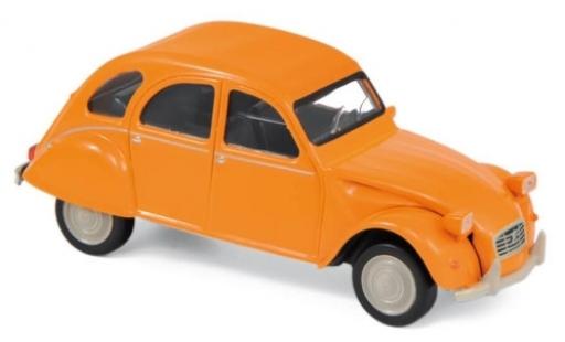 Citroen 2CV 1/43 Norev orange 1979 Jetcar modellino in miniatura