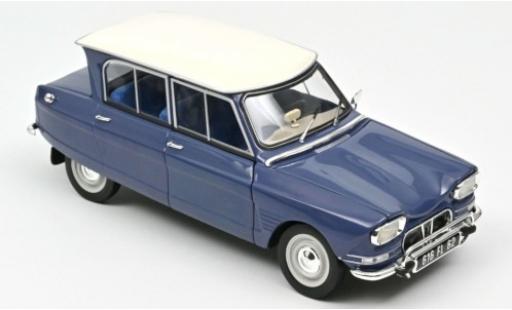 Citroen Ami 6 1/18 Norev blu/bianco 1965 modellino in miniatura