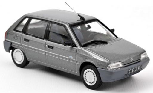 Citroen AX 1/43 Norev TEN metallico grigio 1992 modellino in miniatura