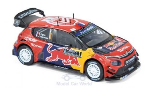 Citroen C3 1/43 Norev WRC No.1 Red Bull WRC Rallye Monte Carlo 2019 S.Ogier/J.Ingrassia modellino in miniatura