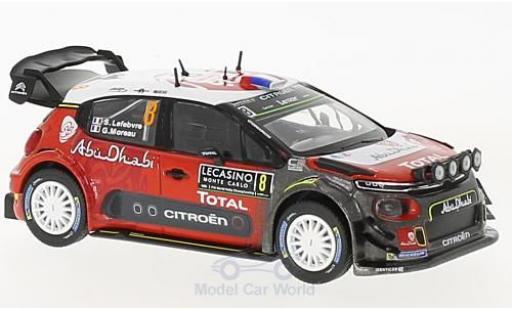 Citroen C3 1/43 Norev WRC No.8 WRC Rallye Monte Carlo 2017 S.Lefebvre/G.Moreau modellino in miniatura